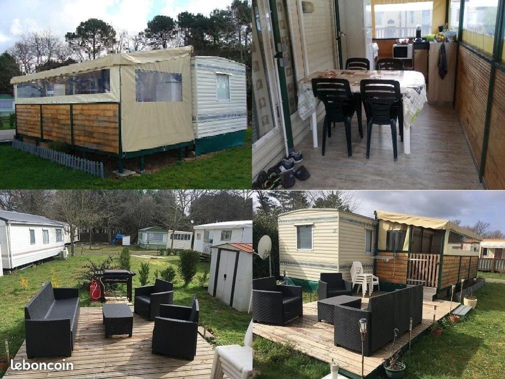 Mobilhome bien équipé et climatisé Mimizan Exterior foto