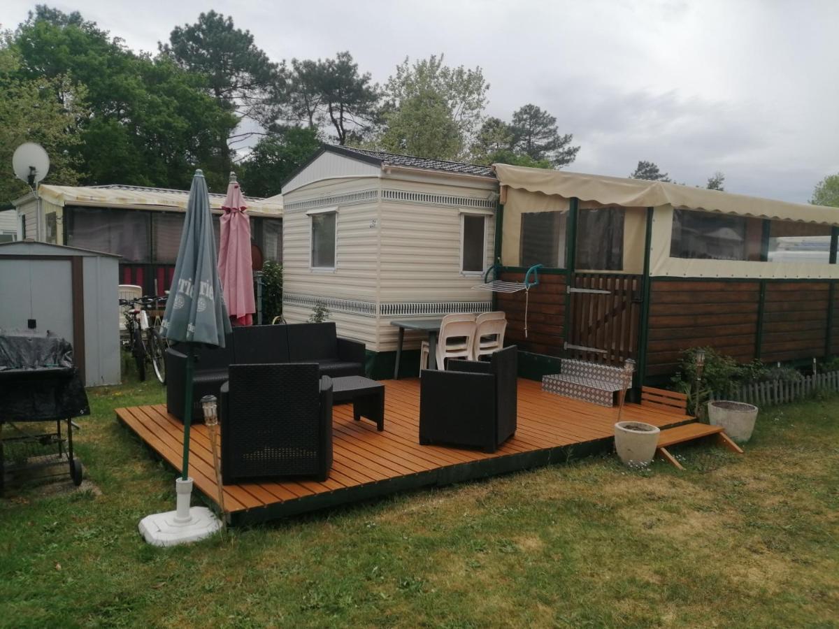 Mobilhome bien équipé et climatisé Mimizan Exterior foto